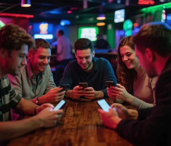 Friends gathering